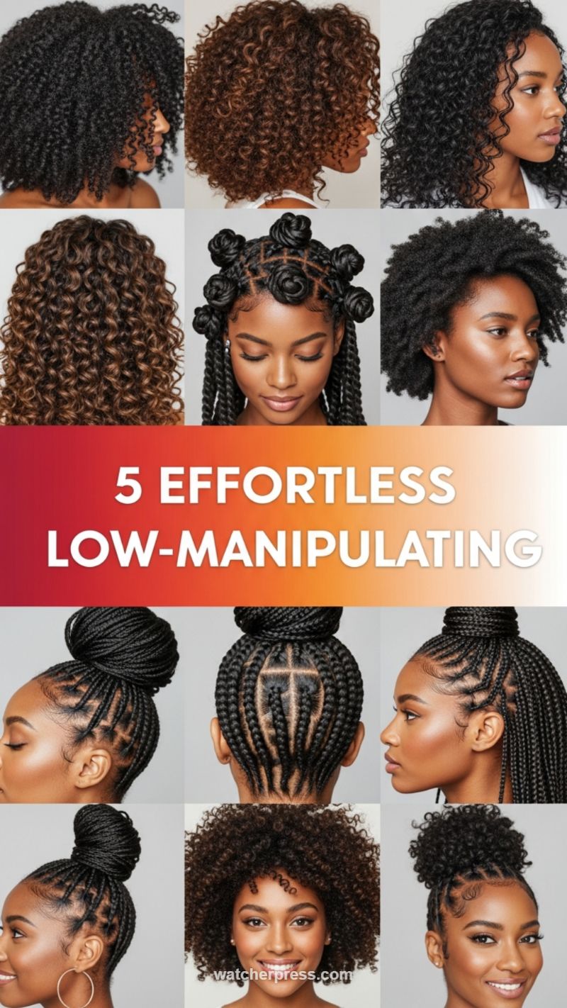 Low-Manipulation Magic: Natural Hair Styles