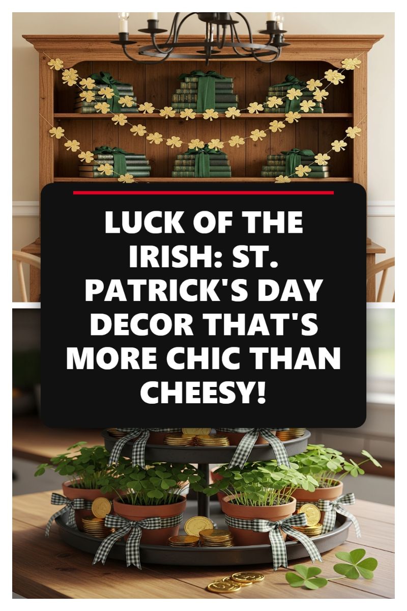 LUCK OF THE IRISH: ST. PATRICK'S DAY DECOR THAT'S MORE CHIC THAN CHEESY!