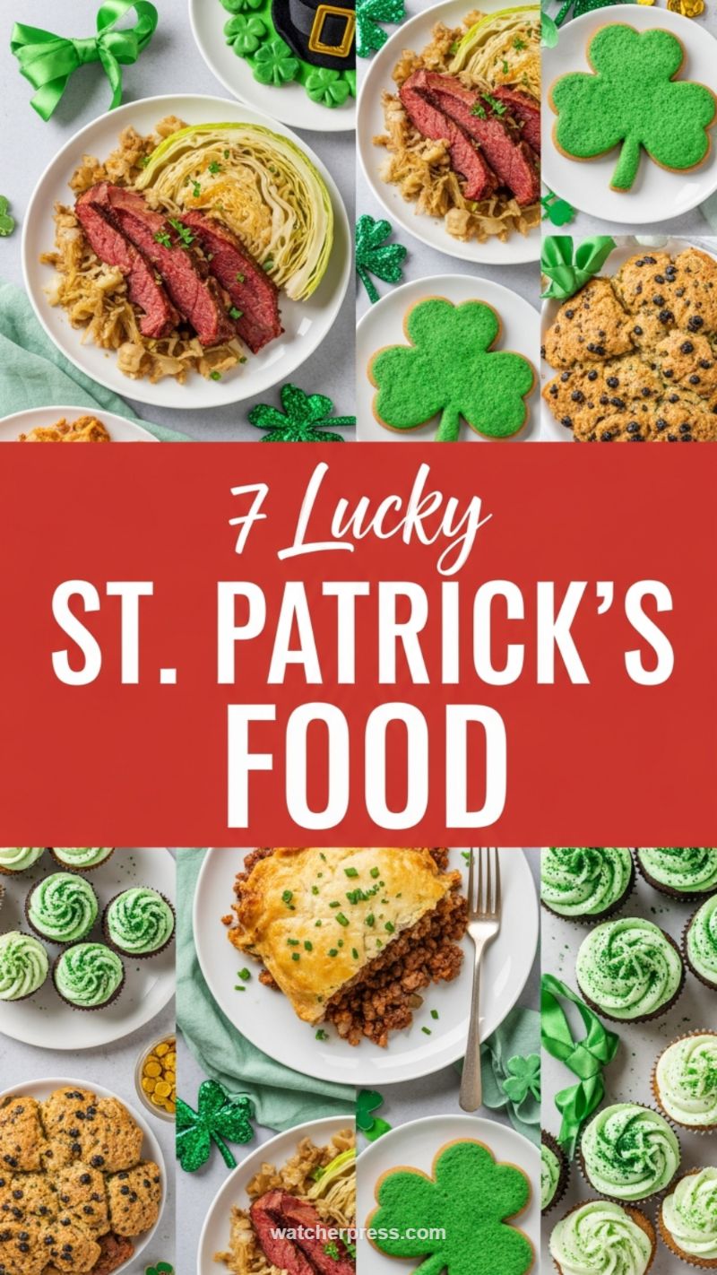 Lucky St. Patrick's Day Feast: Corned Beef, Shepherd's Pie & Shamrocks