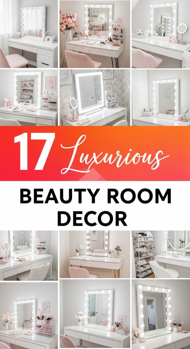 Luxurious Beauty Room Decor: The DIY Hollywood Vanity