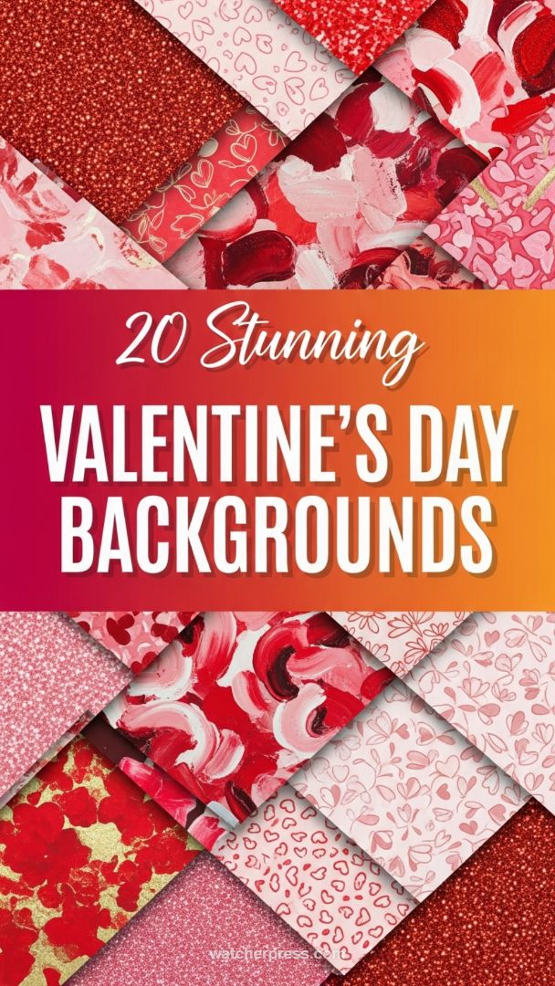 Luxurious Red and Pink Heart Textures: The Ultimate Valentine's Wallpaper Pack