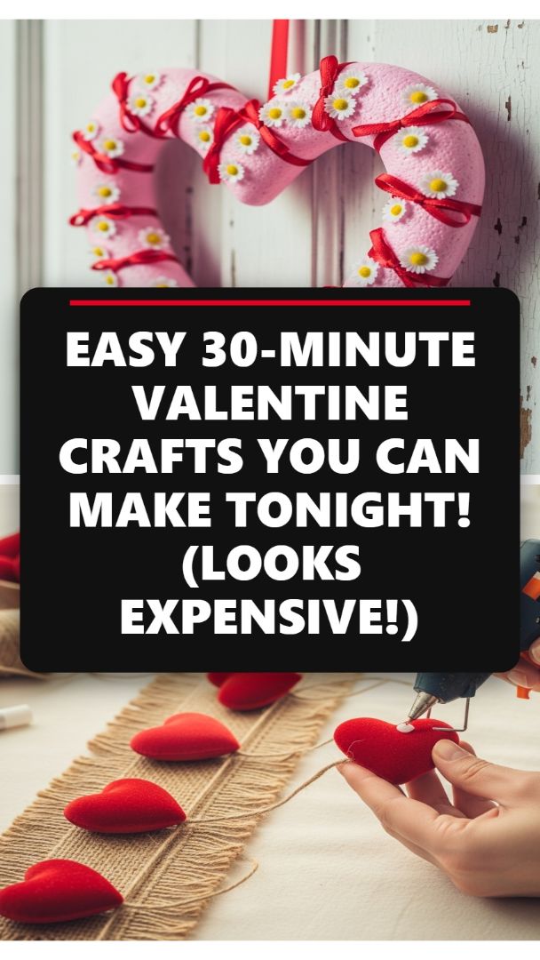 Luxury Look, Low Effort: Quick 30-Minute DIY Valentine's Day Wreath and Garland