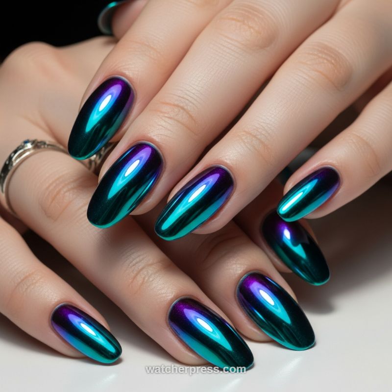 Mardi Gras Mystique: Shifting Chrome Jewel Tones