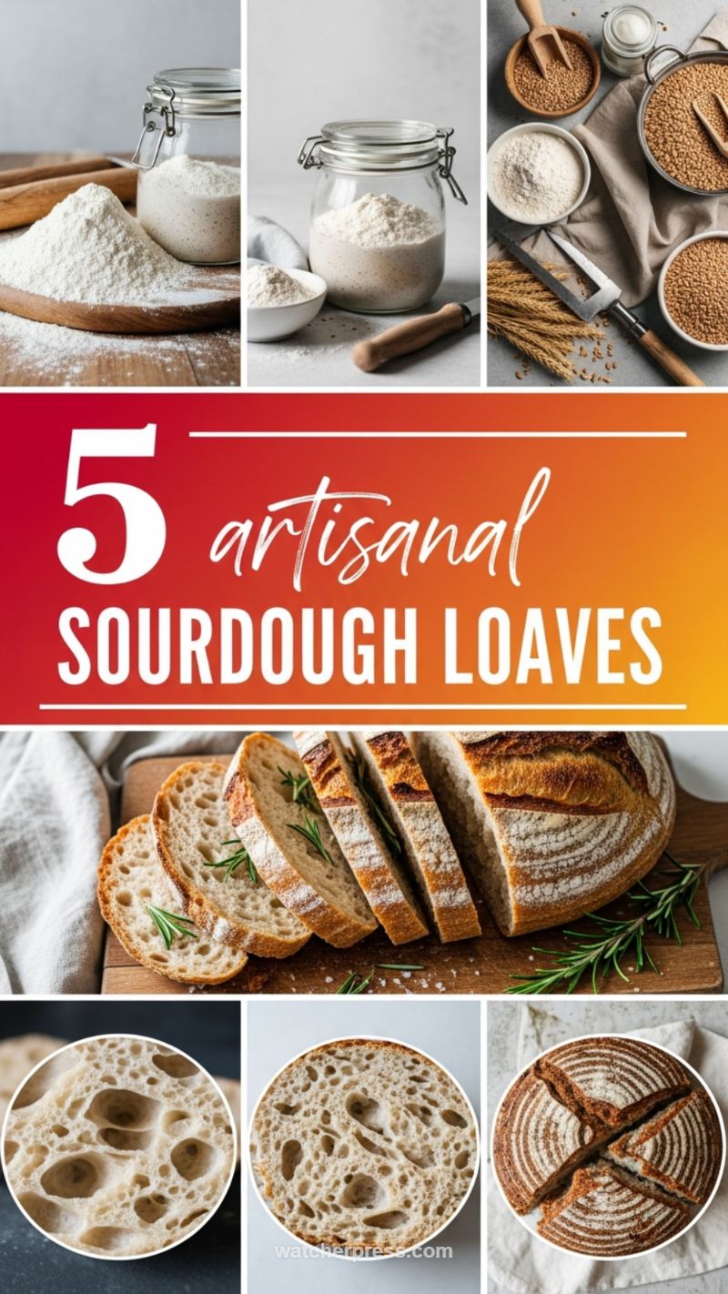 Mastering 5 Artisanal Sourdough Loaves