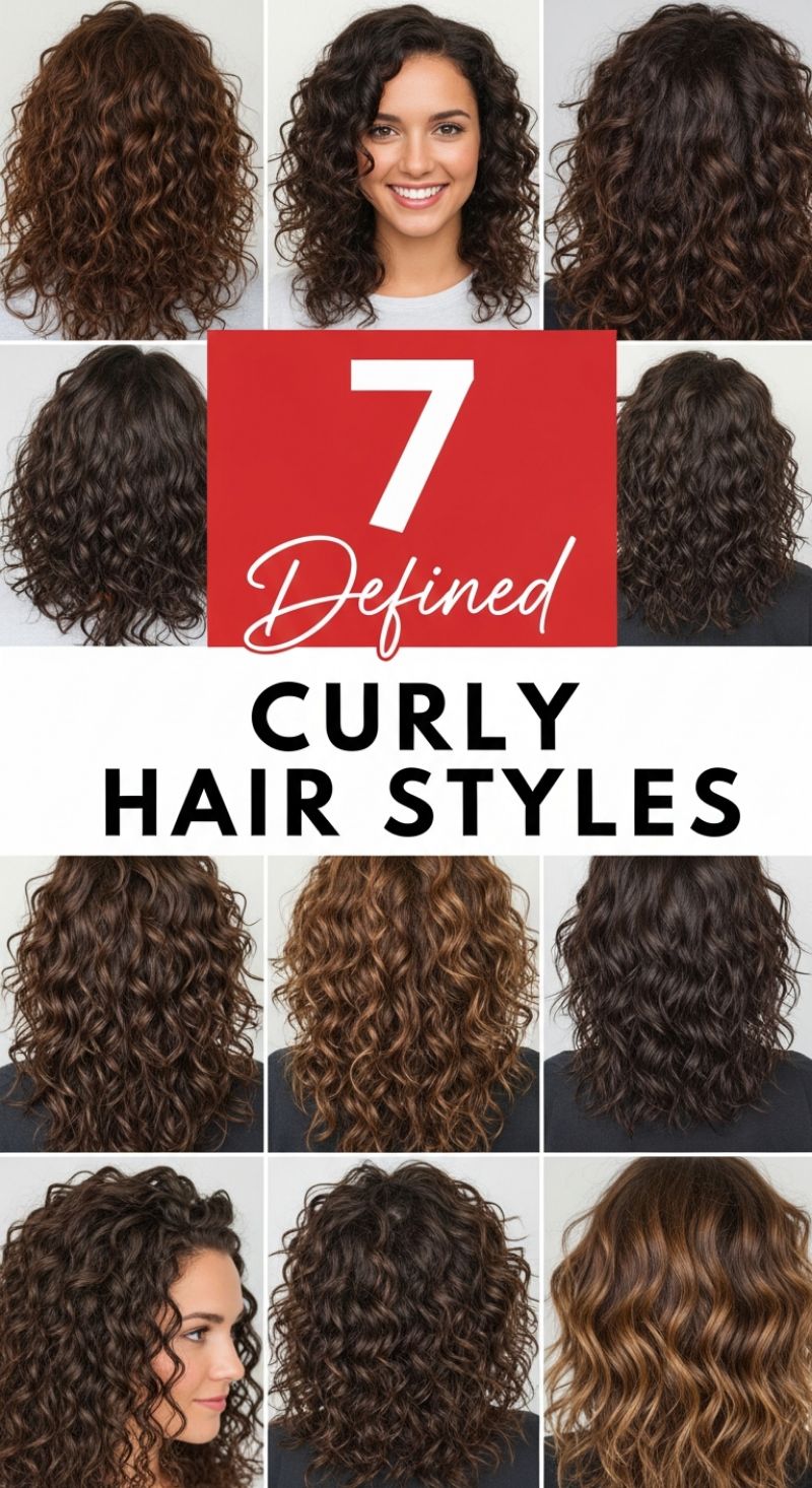 Mastering 7 Defined Curly Hair Styles