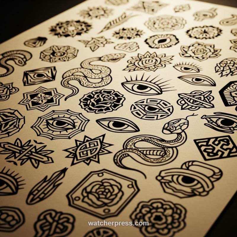 Mastering Bold Line Work and Symbolic Flash Art