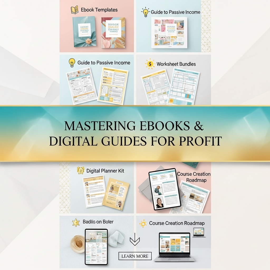 Mastering Ebooks & Digital Guides for Profit