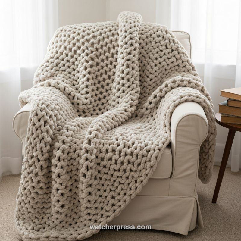 Mastering Monochromatic Texture with Oversized Knits