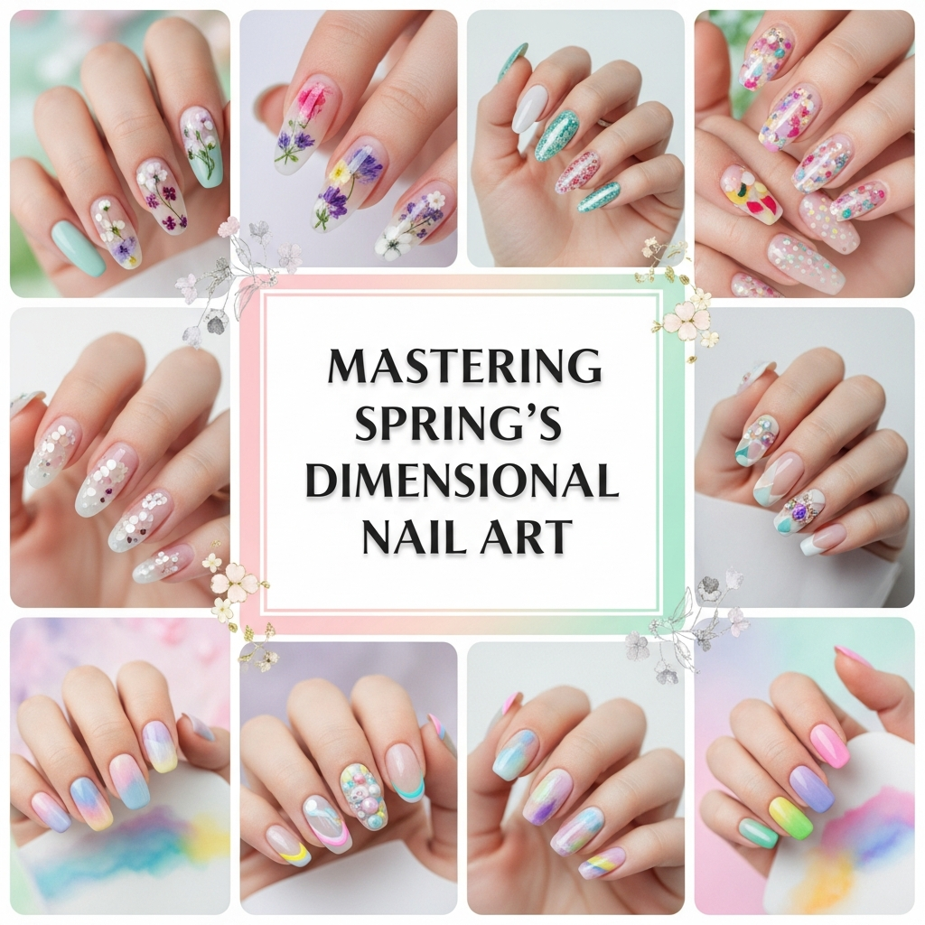 Mastering Spring's Dimensional Nail Art