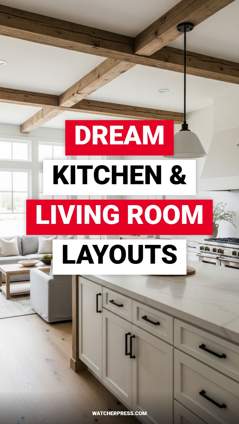 Mastering the Dream Kitchen & Living Room Layout for High-End Impact