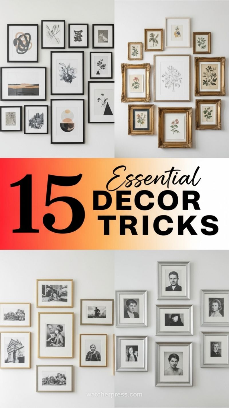 Mastering the Gallery Wall: 15 Essential Decor Tricks for High-End Displays