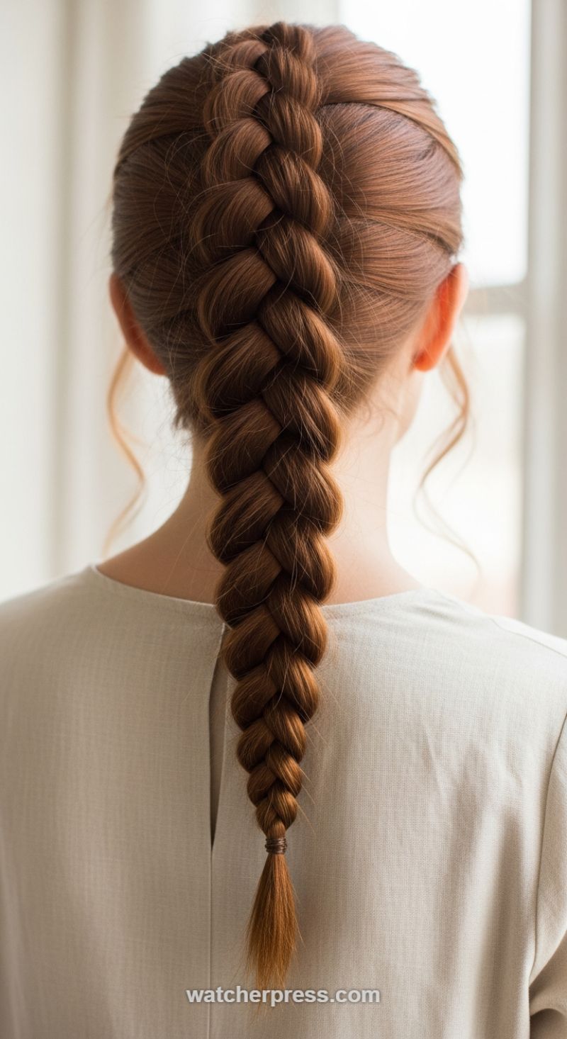 Mastering the Sleek, Central French Braid