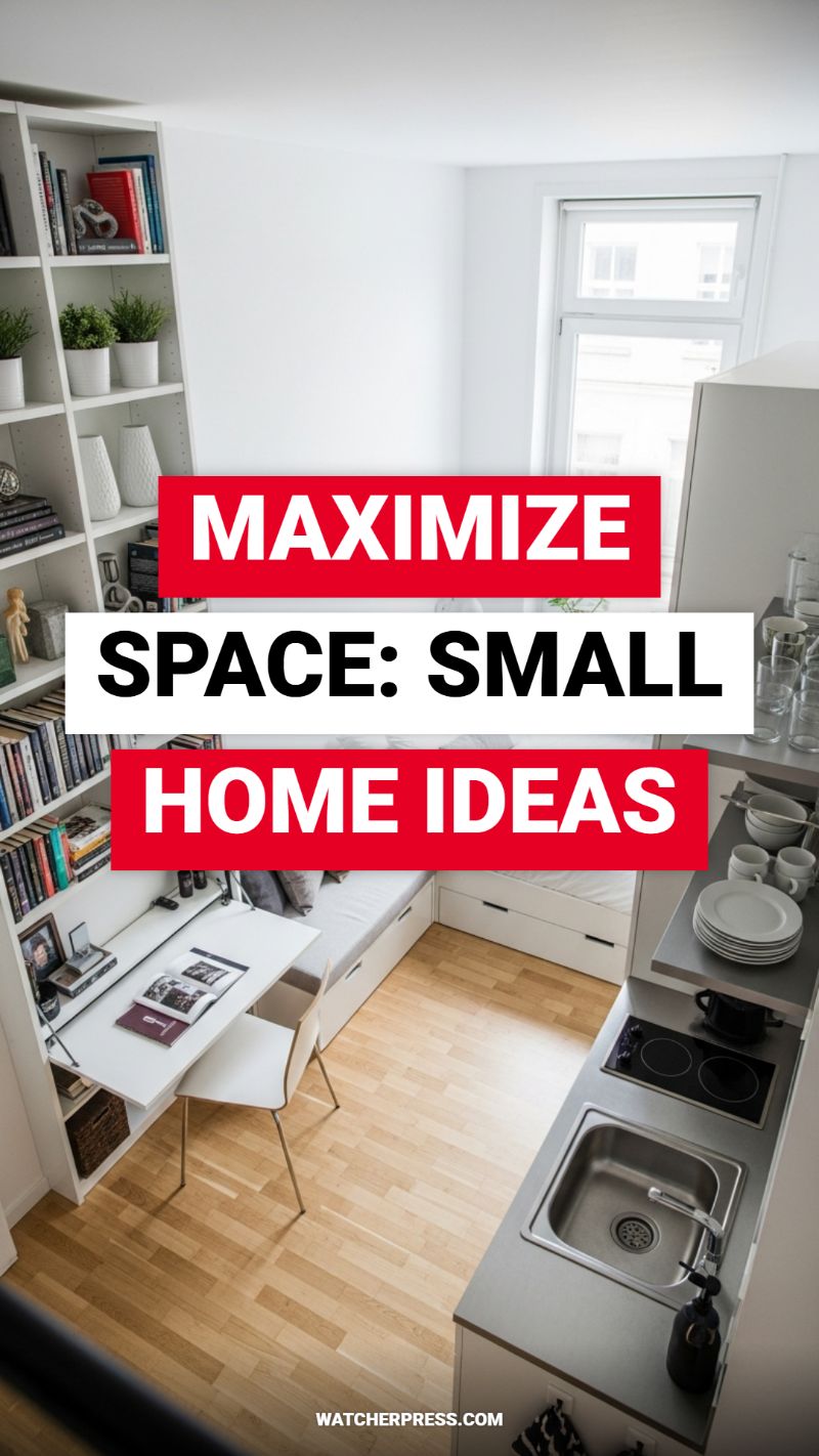 MAXIMIZE SPACE: SMALL HOME IDEAS