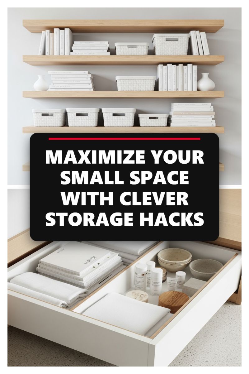 MAXIMIZE YOUR SMALL SPACE WITH CLEVER STORAGE HACKS