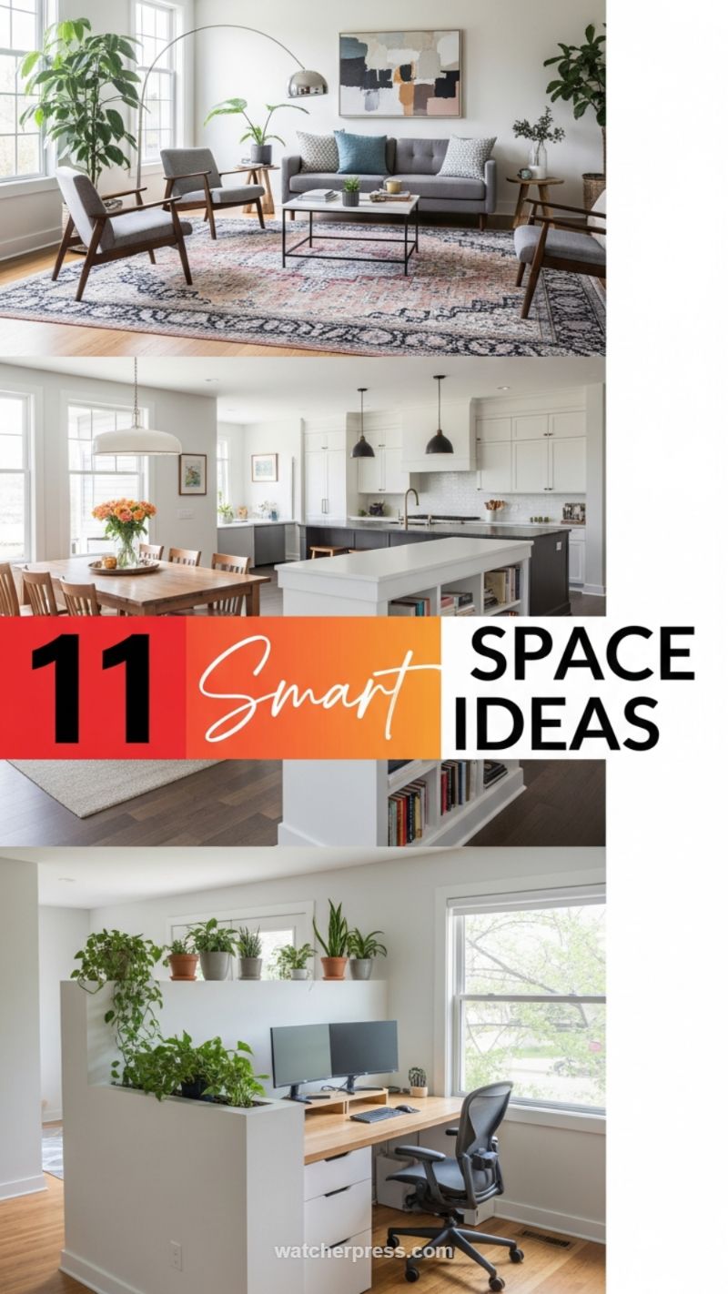 Maximizing Flow: 11 Smart Space Ideas for Open-Concept Living