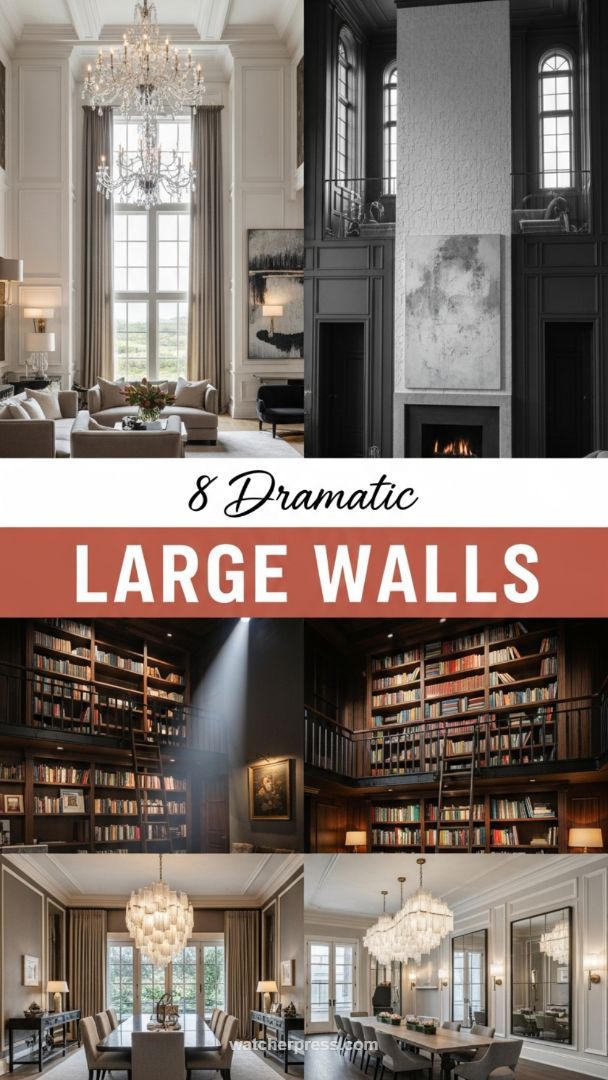 Maximizing Vertical Space: Architectural Layouts for Grand, Double-Height Walls