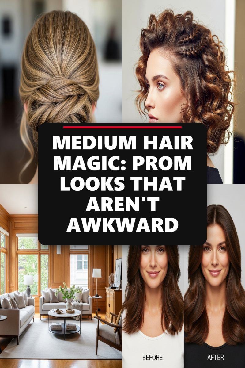 MEDIUM HAIR MAGIC: PROM LOOKS THAT AREN