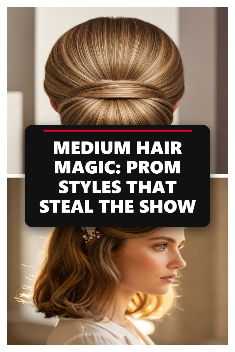 MEDIUM HAIR MAGIC: PROM STYLES THAT STEAL THE SHOW