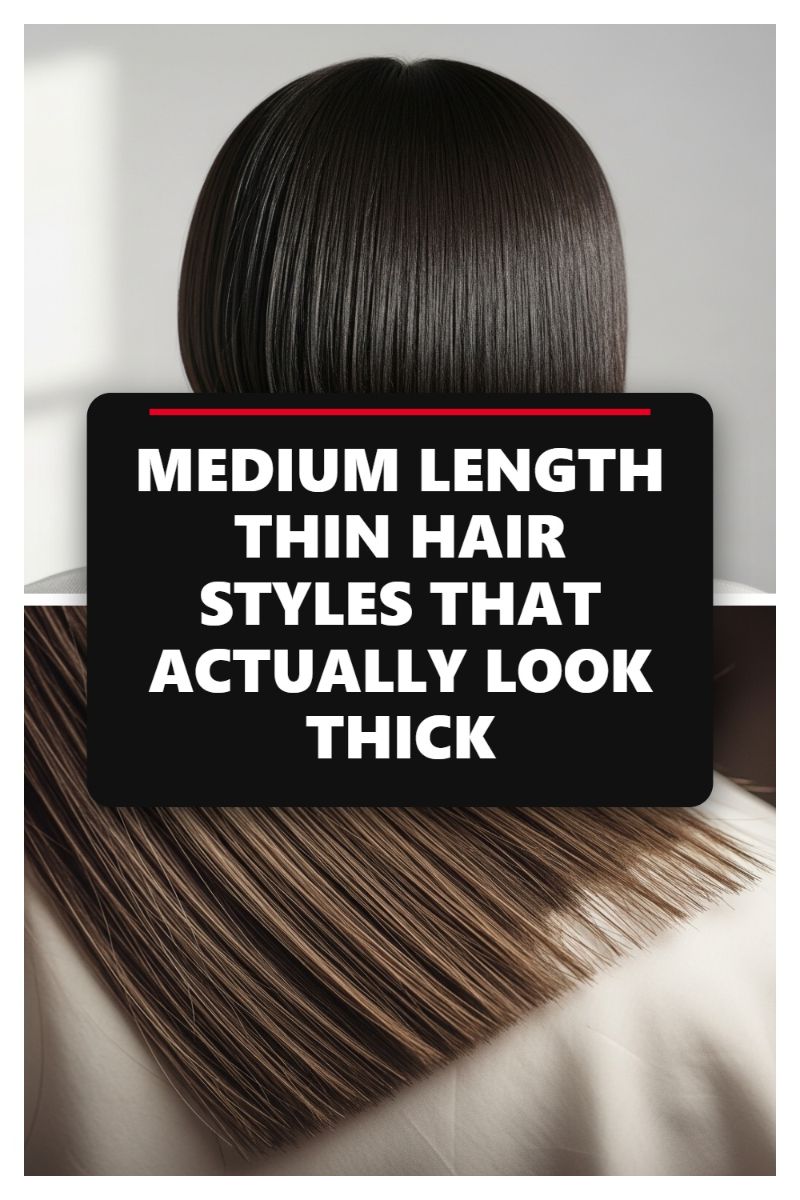 MEDIUM LENGTH THIN HAIR STYLES THAT ACTUALLY LOOK THICK