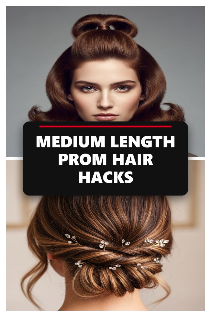 Medium Length Updo Hacks for Instant Polish