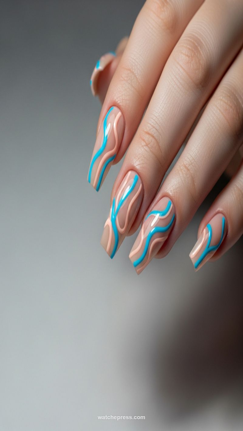 Minimalist Abstract Nude Wave