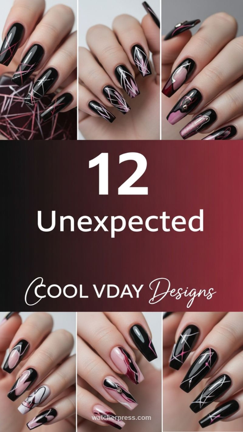 Modern Abstract Art for Short Nails