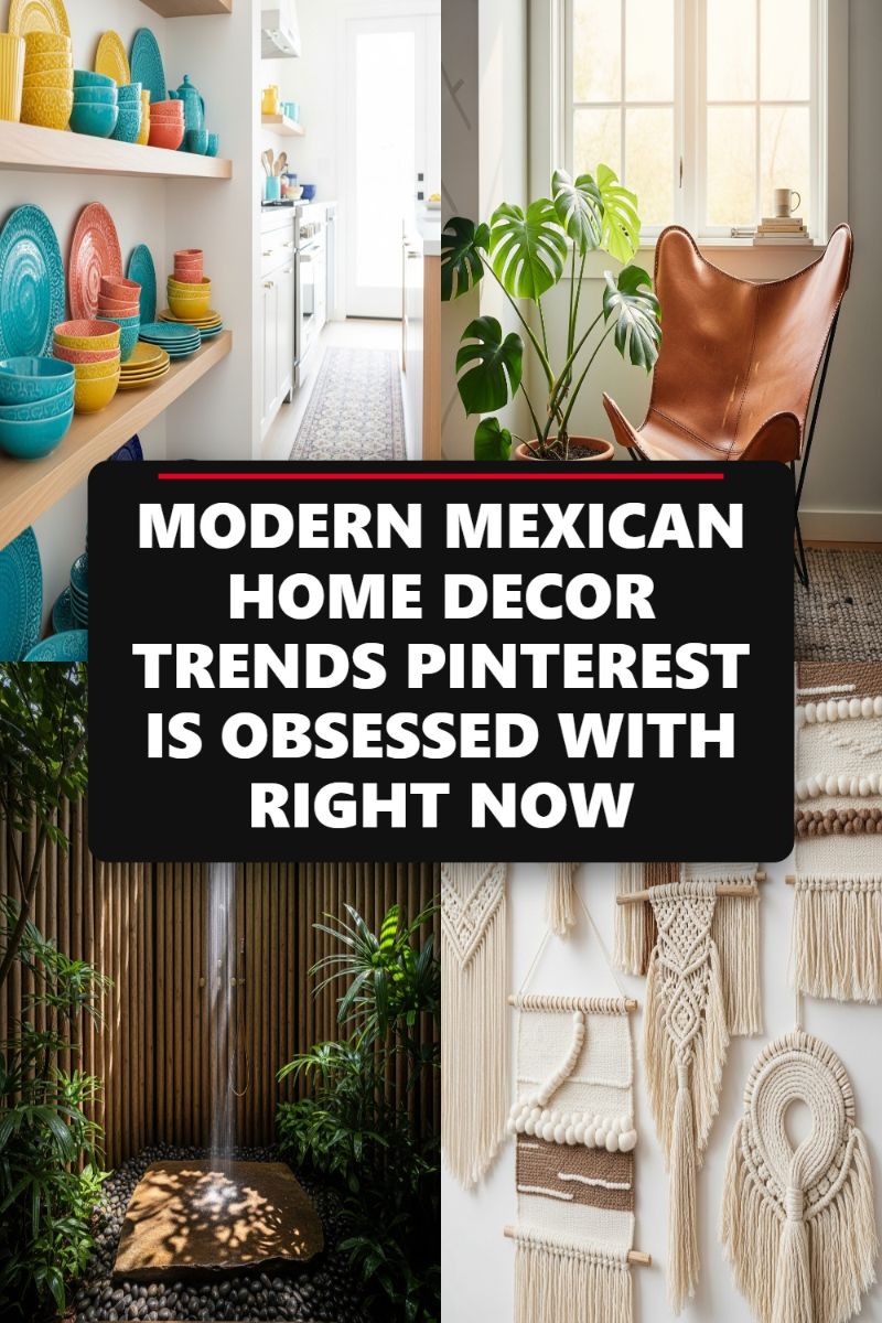 MODERN MEXICAN HOME DECOR TRENDS PINTEREST IS OBSESSED WITH RIGHT NOW
