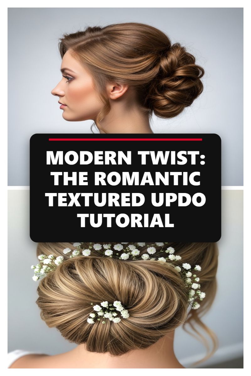 MODERN TWIST: THE ROMANTIC TEXTURED UPDO TUTORIAL