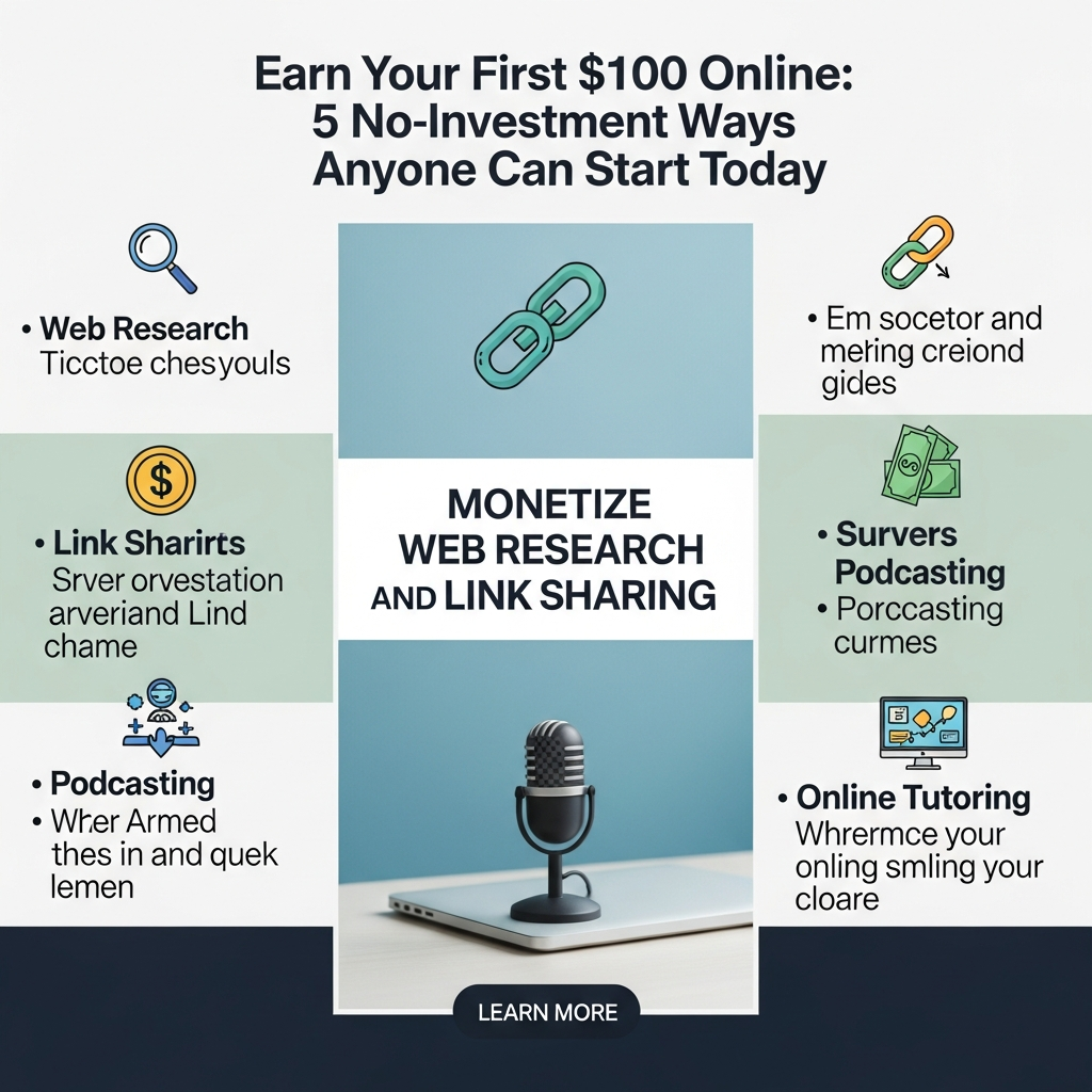 Monetize Web Research and Link Sharing