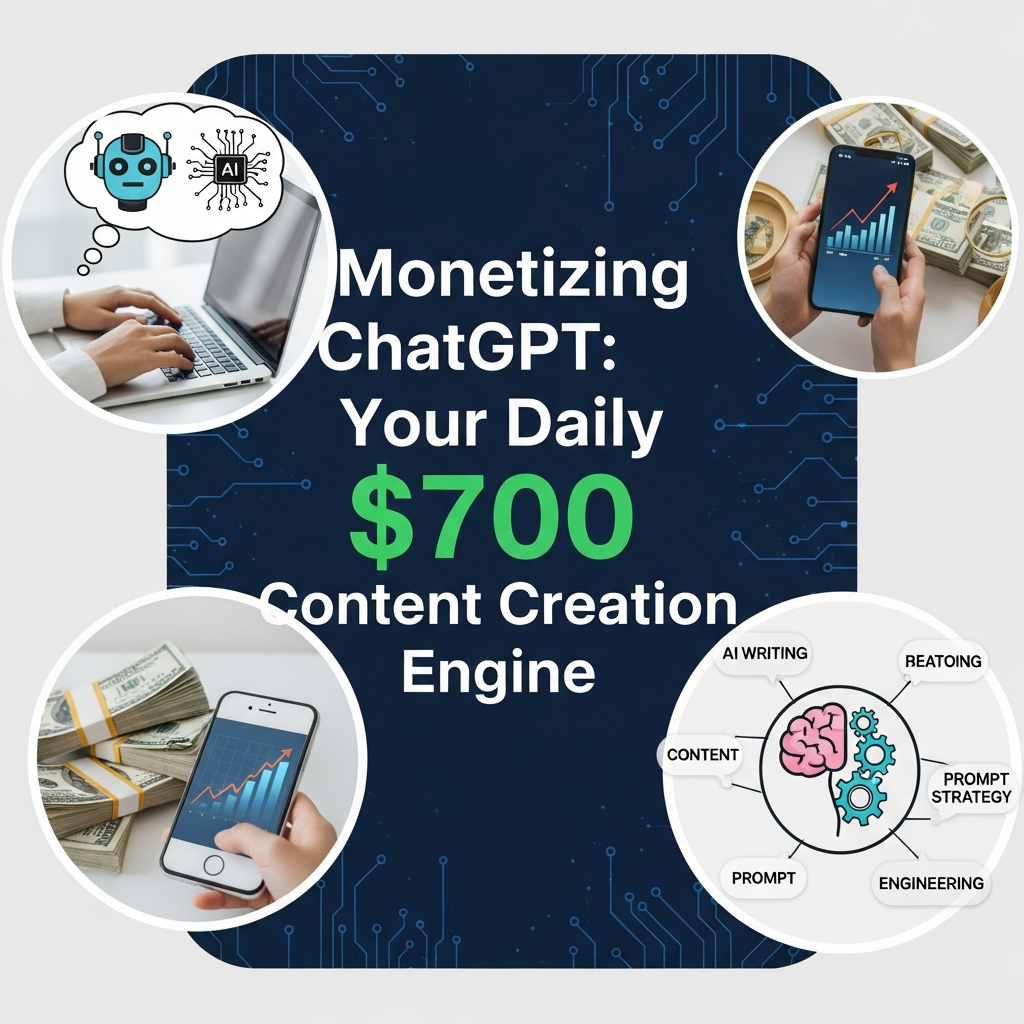 Monetizing ChatGPT: Your Daily $700 Content Creation Engine
