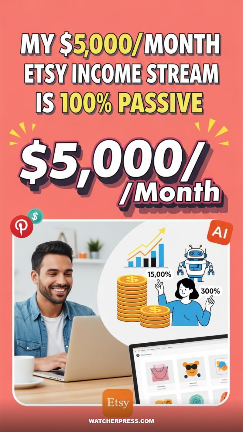 MY $5,000/MONTH ETSY INCOME STREAM IS 100% PASSIVE