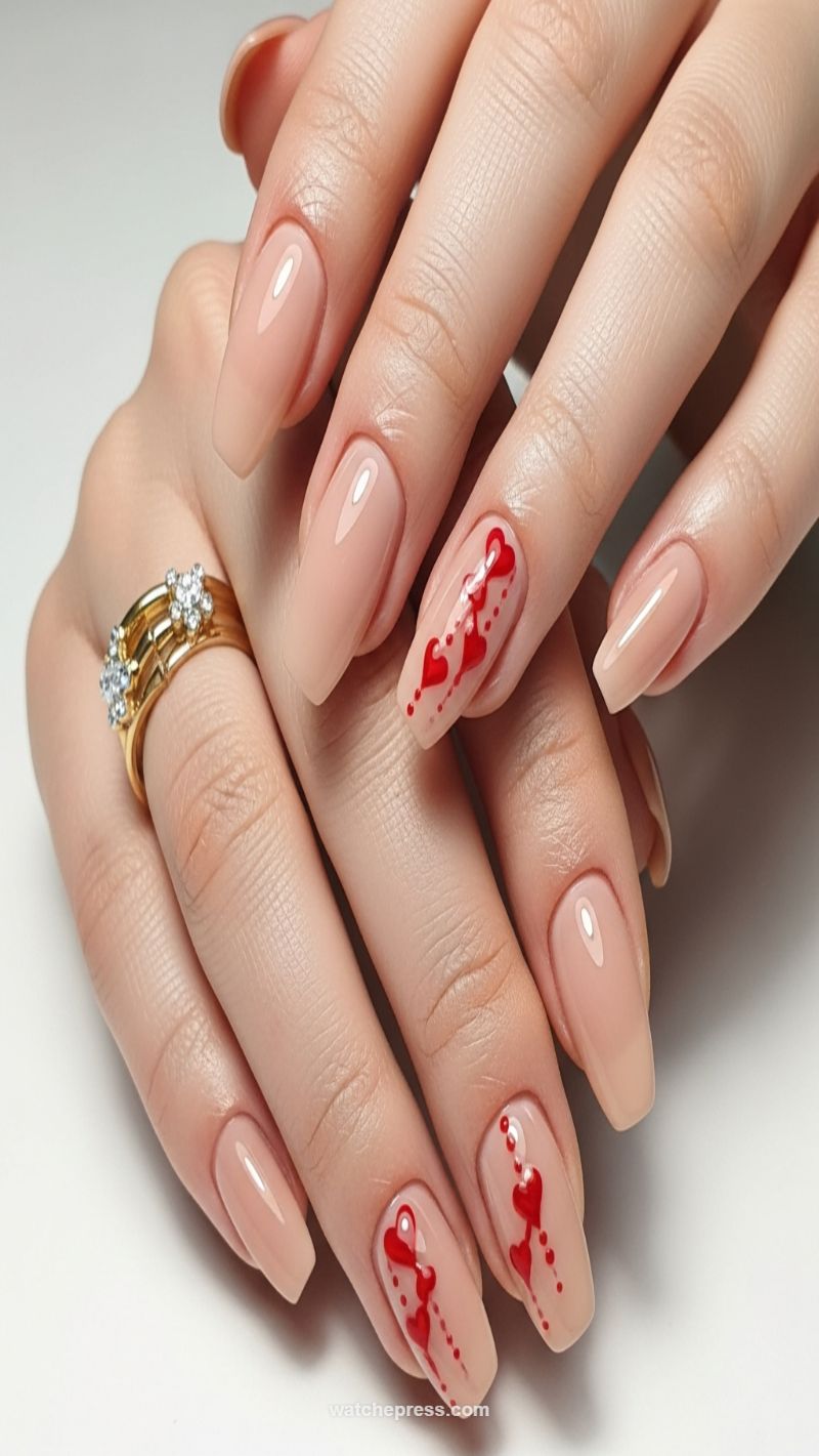 Naked Heart Drizzle Pastries