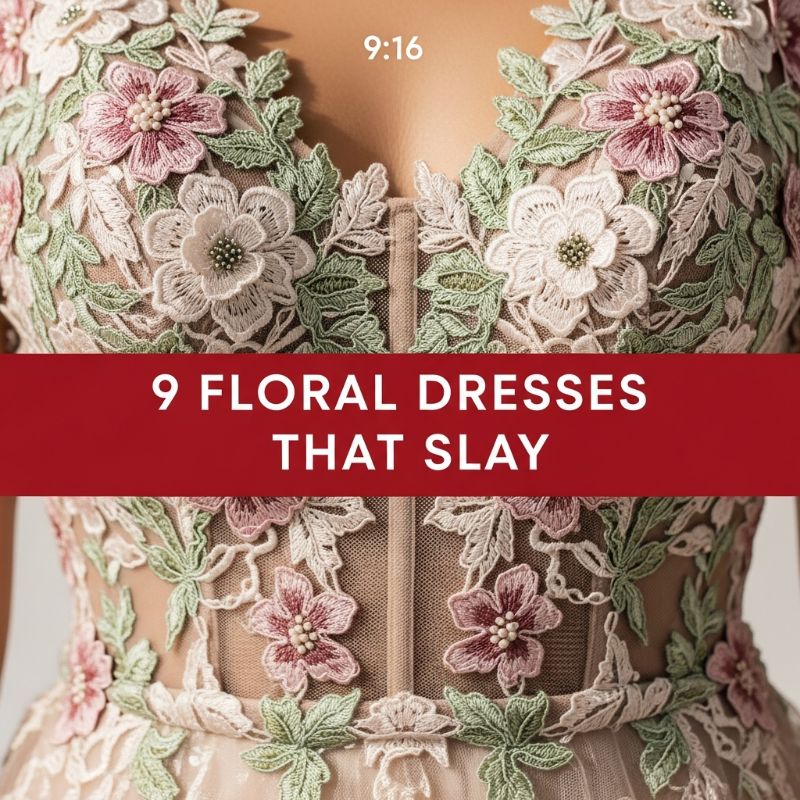 Nature's Beauty: 9 Floral Dresses That Slay