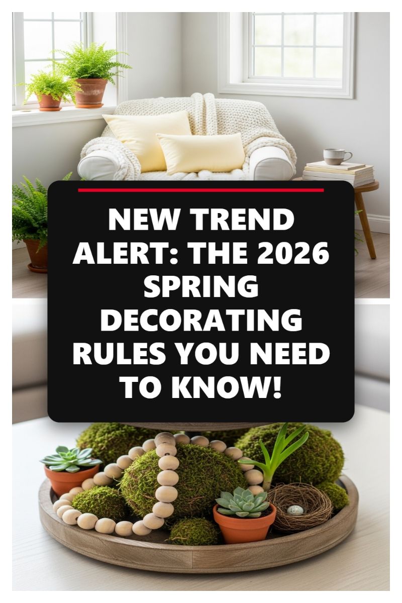 NEW TREND ALERT: THE 2026 SPRING DECORATING RULES YOU NEED TO KNOW!