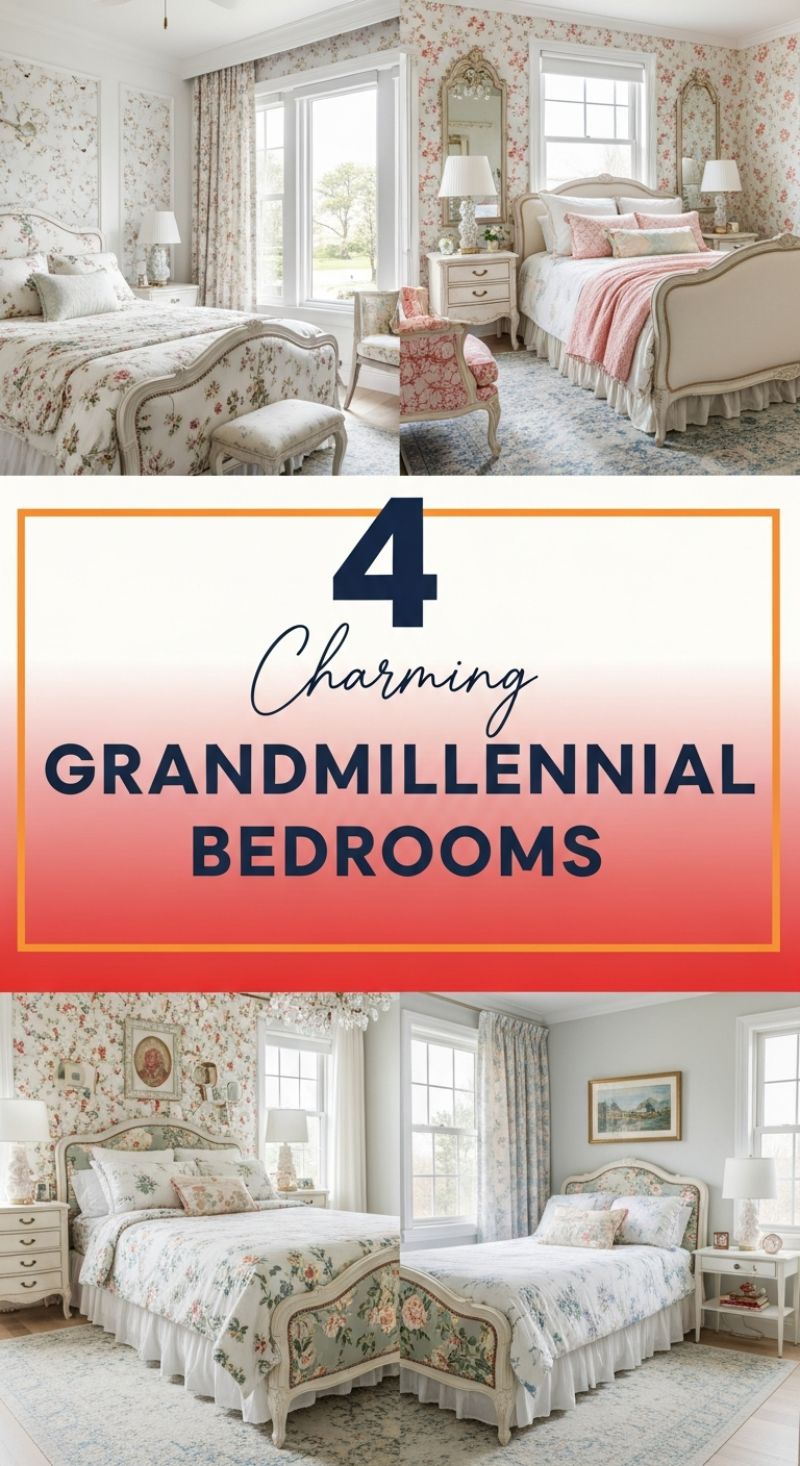 Nostalgic Chic: Charming Grandmillennial Bedrooms