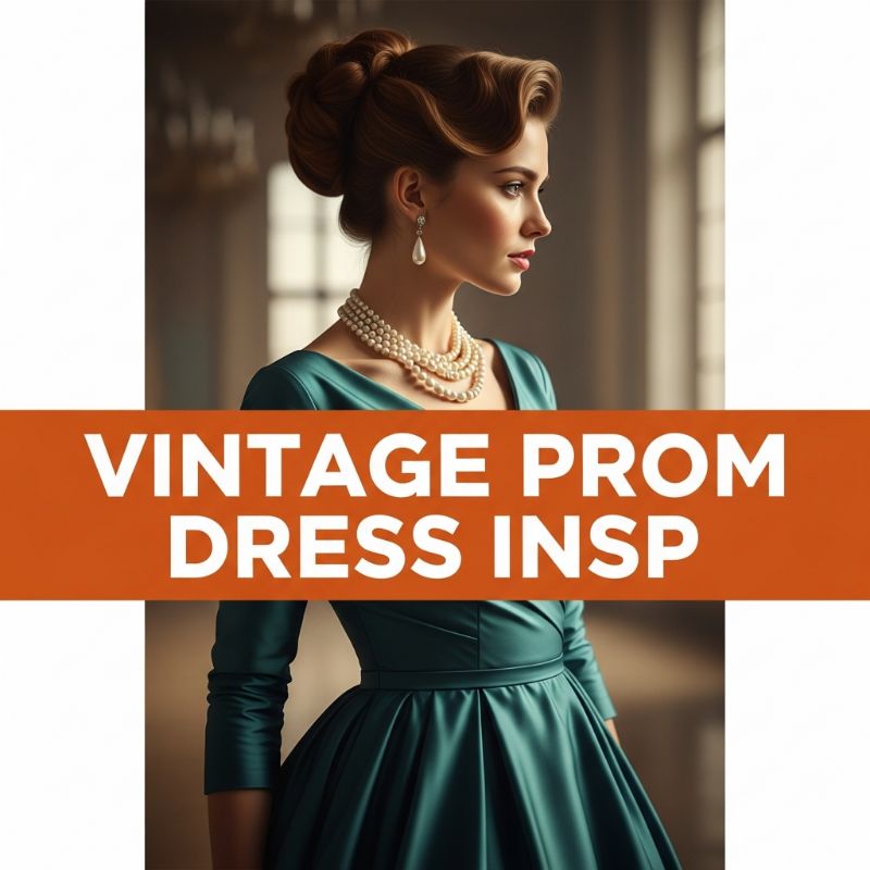 Old Hollywood Glamour: Vintage Prom Dress Inspiration