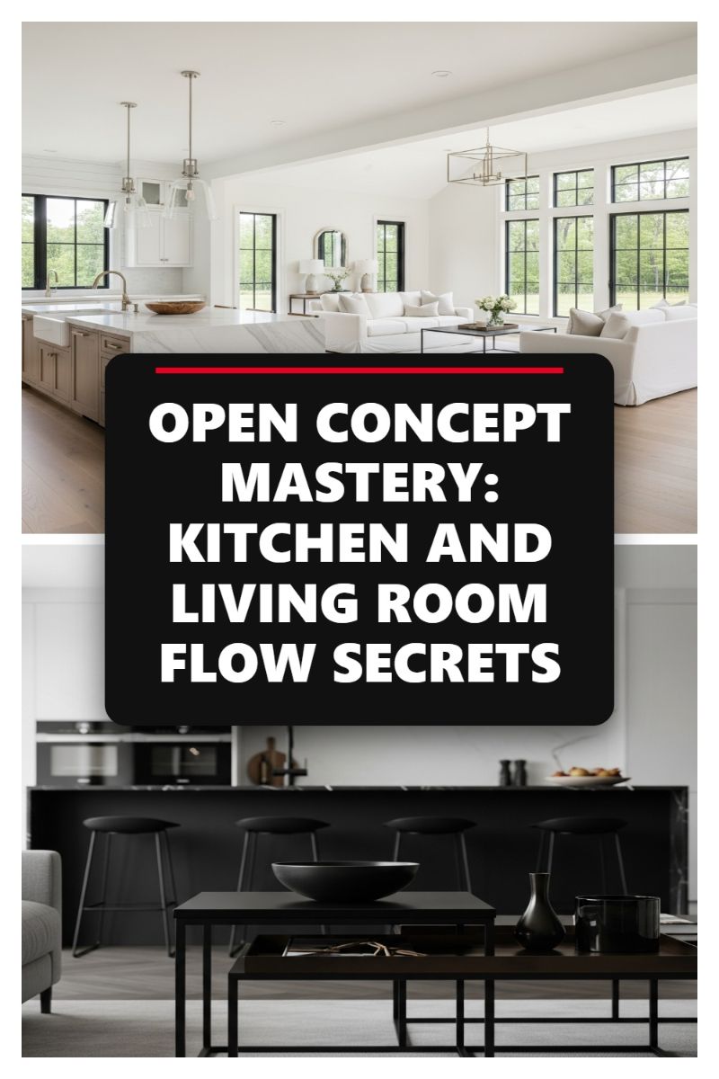 OPEN CONCEPT MASTERY: KITCHEN AND LIVING ROOM FLOW SECRETS