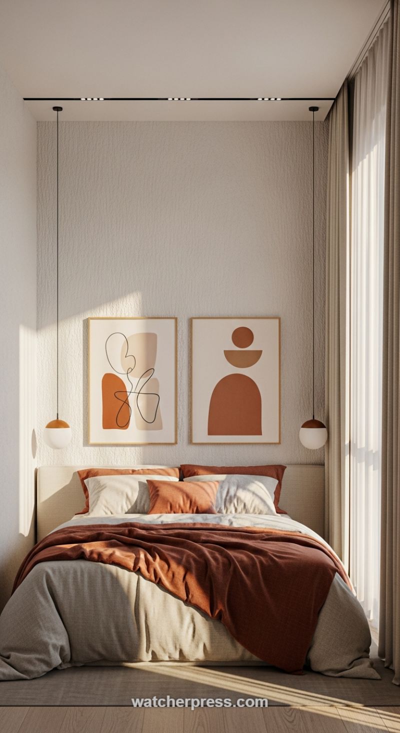 Organic Modern Retreat: Mastering Warm Neutrals and Textured Walls