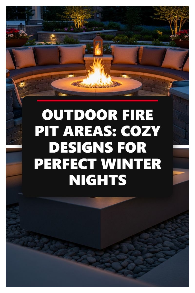 Outdoor Fire Pit Areas: Cozy Designs for Perfect Winter Nights