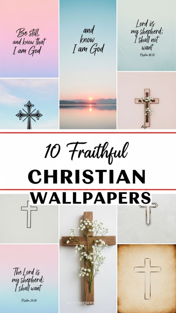 Pastel Prayers: A Collection of Soft Aesthetic Christian Wallpapers