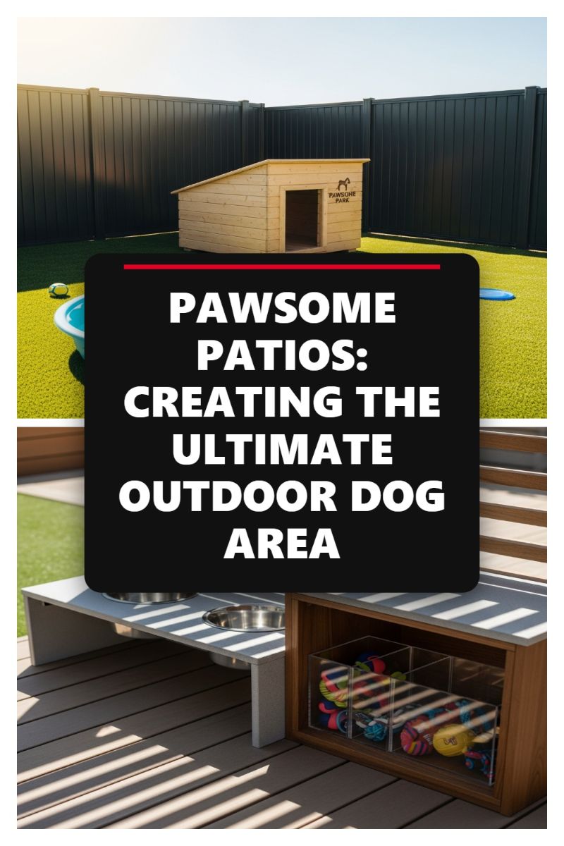 PAWSOME PATIOS: CREATING THE ULTIMATE OUTDOOR DOG AREA