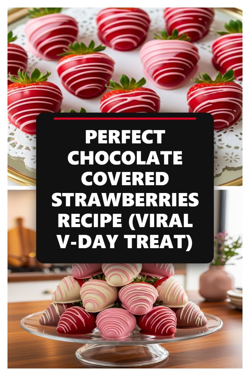 PERFECT CHOCOLATE COVERED STRAWBERRIES RECIPE (VIRAL V-DAY TREAT)