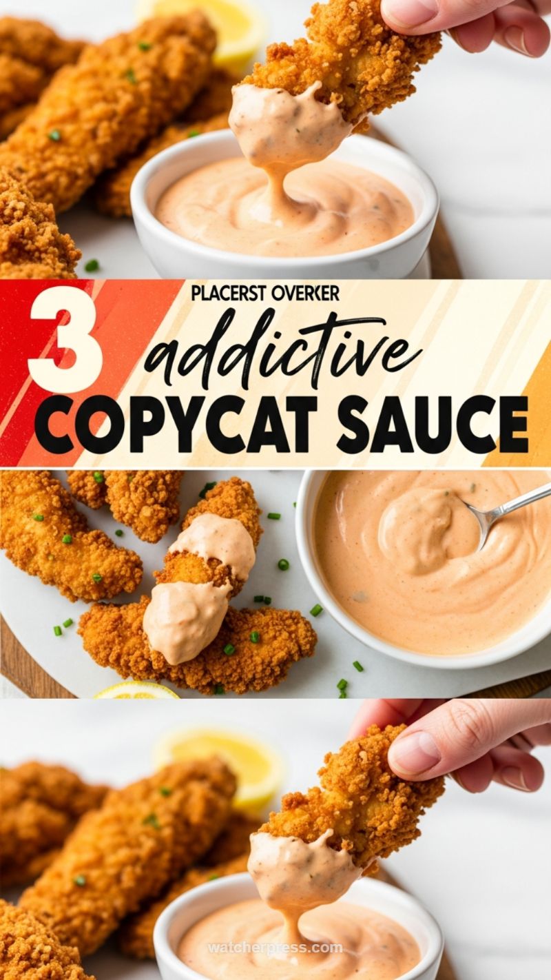 Perfecting 3 Addictive Copycat Sauces
