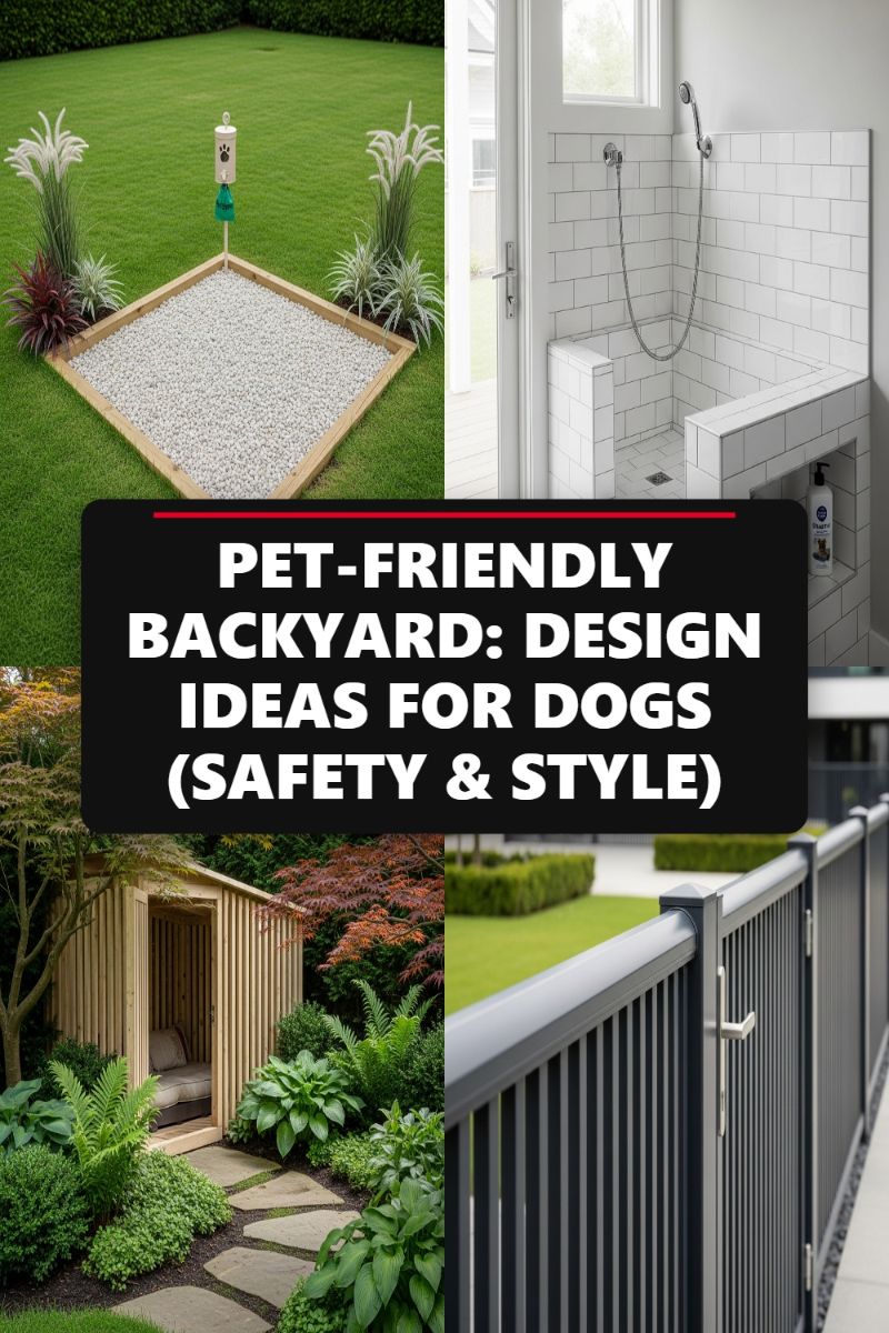 PET-FRIENDLY BACKYARD: DESIGN IDEAS FOR DOGS (SAFETY & STYLE)