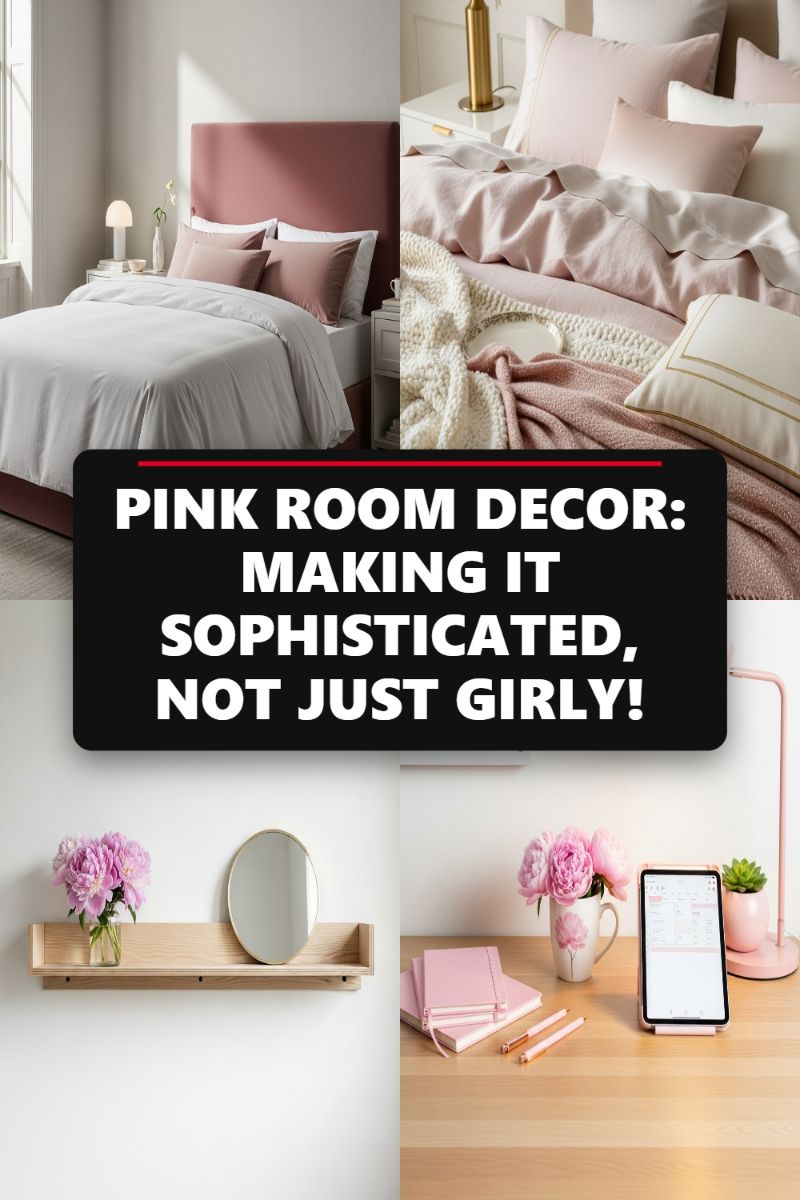 PINK ROOM DECOR: MAKING IT SOPHISTICATED, NOT JUST GIRLY!