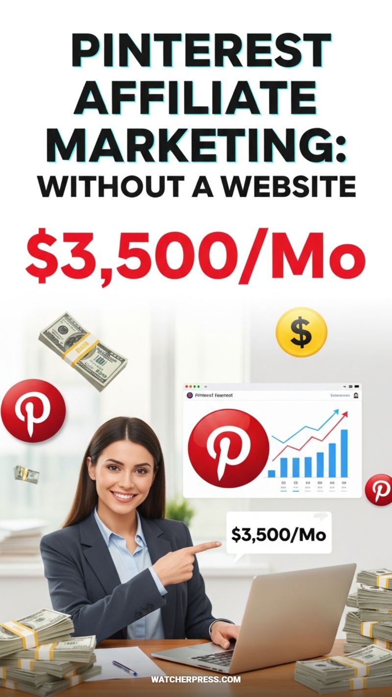 PINTEREST AFFILIATE MARKETING: WITHOUT A WEBSITE