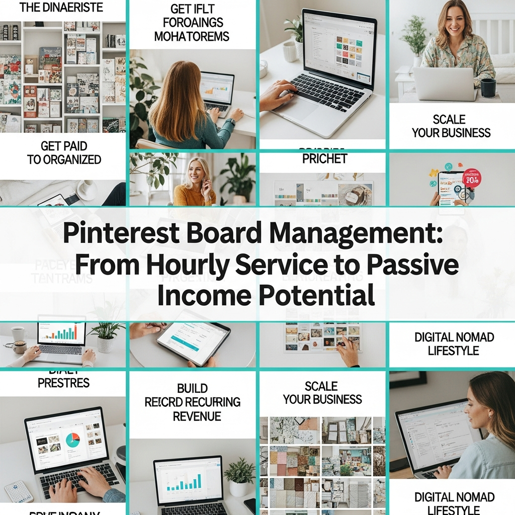 Pinterest Board Management: From Hourly Service to Passive Income Potential
