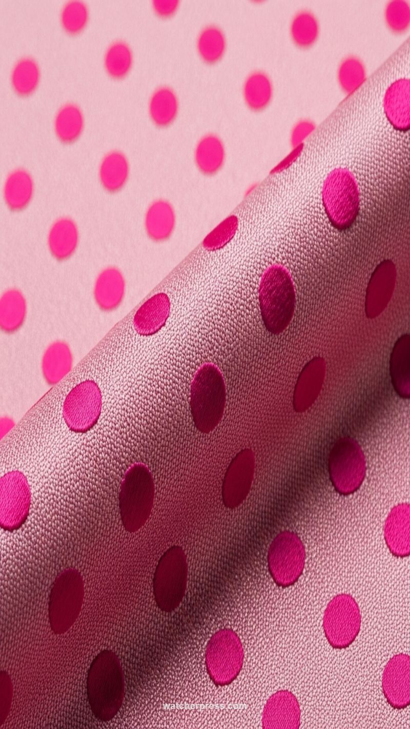 Playful Textures: The Joyful Polka Dot Fabric