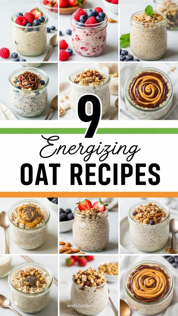 Power-Packed Prep: 9 Overnight Oat Recipes for Speedy, Gourmet Mornings
