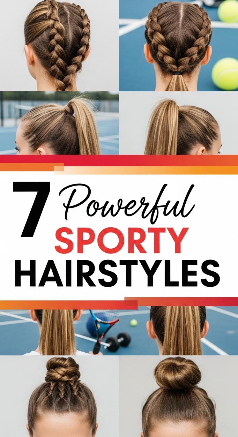 Power Play: Sporty Braids & Ponytails